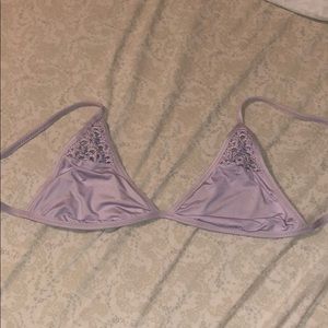 Frankie’s lavender crochet top